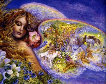 JW wings of love Fantasy Oil Paintings